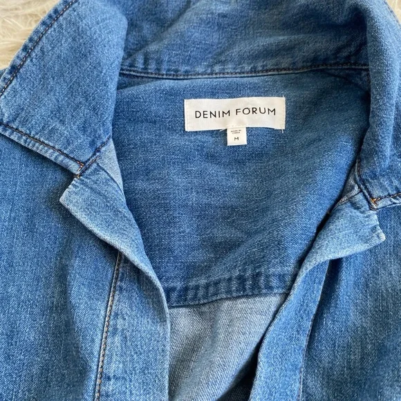 Aritzia Denim Forum The '90s Chloe Denim Shirt - Picture 5 of 8